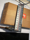 Chromed Weiss Thermometer 30 - 240 Deg F 10  Long 1  Fine Thread Fitting New