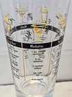 Vintage Libbey Tall Cocktail Mixed Drink Recipe Bar Glass Heavy 63 4 In  Tall   