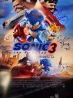 Hot Sonic The Hedgehog 3 Movie Poster Signed Rare Coa 2024 Keanu Reeves New Film