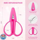 4 Pack Mini Scissors - Small Sharp Scissors All Purpose With Cover Tiny Detai