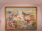 Melissa   Doug Wooden Tray Puzzle Dinosaurs 24pc Wood Tray Educational Toy Kids