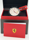 Scuderia Ferrari Redrev Quartz Men s Watch White Dial Black Band 0830300 New
