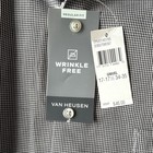 Van Heusen Wrinkle Free Regular Fit Check Dress Shirt Xl 17-17 5 34 35