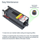 80w Laser Engraver Module Head With Air Assist For Cnc Engraving Cutting Machine