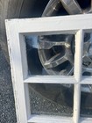 Vintage C1890 Gable End 9 Pane Window Frame Sash 21    H X 24 5    W Panes 6    X 5 75