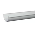 6 In  X 10 Ft  High Gloss 80   White Aluminum Half Round Gutter