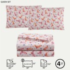 4 Piece Sheet Set  Including Top Sheet  Fitted Sheet And 2 Pillow Cases  West   