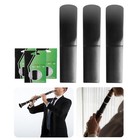 3pcs 1 5 2 0 2 5 Resin Clarinet Mouthpiece Reed For Clarinet Beginners Students