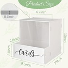 White Card Box W  Slot Wedding Card Boxes Reception W  Flower Trough Elegant