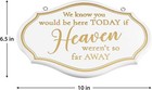Lillian Rose White Metallic Gold Memorial Wedding Chair Sign  10 x7 5  