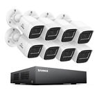 Sannce 5in1 8ch Dvr Outdoor Hd 1080p Security Camera System Cctv Ir Night Vision