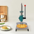 Manual Dough Press Machine Stainless Steel Dough Pizza Presser Large Press Plate