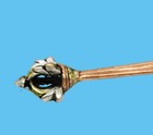 Antique Tibetan Buddhist Vajra Kartika - Hand-cast Ritual Tool
