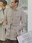 Jacket Pants Mens 42 Vogue 1180 Sewing Pattern   Tag Uc Vtg Valentino Couturier