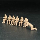 1 48 1 72 Scale Raf Aircrew At Stations Pilots 7 Figures Resin Model Kit