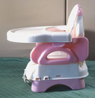 Summer Infant Deluxe Comfort Baby Feed Folding Booster Seat  pink Floral