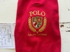 Sample New - Polo Ralph Lauren Crest Red Pet Dog Sweater Xs Xxs