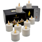  Luminara Moving Flicker Led Tea Lights With Timer For Wedding 4pcs 8pcs