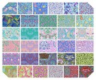 Kaffe X Morris Fabric Scraps Pack 100  Cotton Fabric Lot - More Than 2 Yards