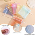 100pcs Sheer Organza Bags With Drawstring For Wedding Favor  Party  Favor Jewelr