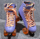 Moxi Beach Bunny Roller Skates Color Periwinkle Sunset Size 8