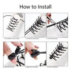No Tie Elastic Shoelaces Lock Laces Shoe Strings Sports W  Locking Toggle