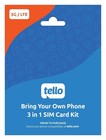 Tello Mobile - Us Prepaid Sim Card  3 In 1    Bring Your Own Phone Kit  