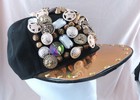 Vintage Women s Steampunk Handcrafted Jeweled Cap 