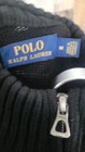 Polo Ralph Lauren Men s Black Half-zip Cotton Knit Sweater Size Medium