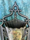 Antique Victorian Cast Iron Urn Match Safe Holder Wall Pocket Patent Jan 15 1867