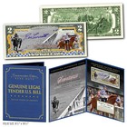 Secretariat Famous Photo  2 U s Bill 50th Anniv  Signed By Ron Turcotte S n 250