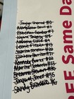 New York Liberty 2025 Full Team Signed 11x14 Photo Wnba Logo Authentic Autograph