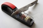 Minosharp 3 Knife Sharpener Black red - Triple-stage System