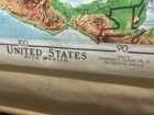 1962 Denoyer-geppert Vintage Visual-relief Series Map 42    X 62    Edited By Colby