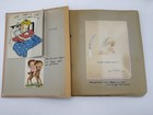 Vintage Mid Century Greeting Card Scrapbook Album Die Cut Embossed Ephemera Lot