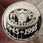 Israel 1995 2 New Sheqels Fao Anniversary Proof Silver World Coin