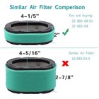 2-6 Pack 32 083 09-s Air Filter For Kohler 7000 Series Kt715 Kt740  Air Filter