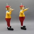 Navajo Folk Art-alice In Wonderland-tweedle Dum   Tweedle Dee-virgil Wood