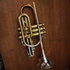1958 Holton Super Collegiate Cornet Raw Tri-metal Excellent Compression
