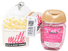 Bath   Body Works Pocketbac Hand Sanitizer Gel Holder Milk Ice Cream Cone Sundae
