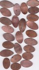 Elongated Souvenir Penny  25 Mixed Designs Souvenir Pennies L6