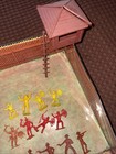 Vintage Marx 1968 Fort Apache Carry-all Playset W  Figures  3 