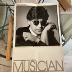 Robbie Robertson Musician Magazine 1987 Promo Poster The Band