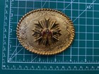 Gold Tone Shriner Potentate Belt Buckle  1989 