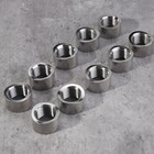 10pack O2 Oxygen Sensor Bung M18 X 1 5 Notched Weld On O2 Sensor Bung 304 Steel
