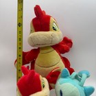 Neopets Plush Toy Bundle Red Blue Scorchio Aisha Set