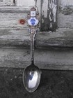 Rare Pre Ww1 Royal Marine Artillery Hallmarked Silver   Enamel Rifle Spoon  3