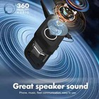Motorcycle Helmet Bluetooth Headset Intercom Interphone Communicator Waterproof