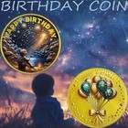 Lucky Challenge Coin Daily Pocket Token Good Luck Birthday Gifts For Men Women