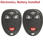 2 Remote Key Fob For 2007 2008 2009 2010 2011 2012 Chevy Silverado Gmc Sierra
